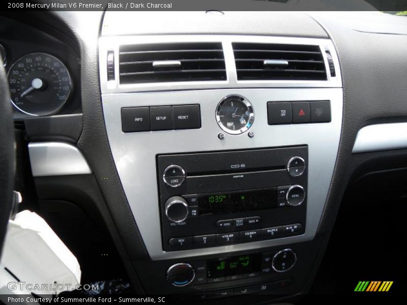 Black / Dark Charcoal 2008 Mercury Milan V6 Premier