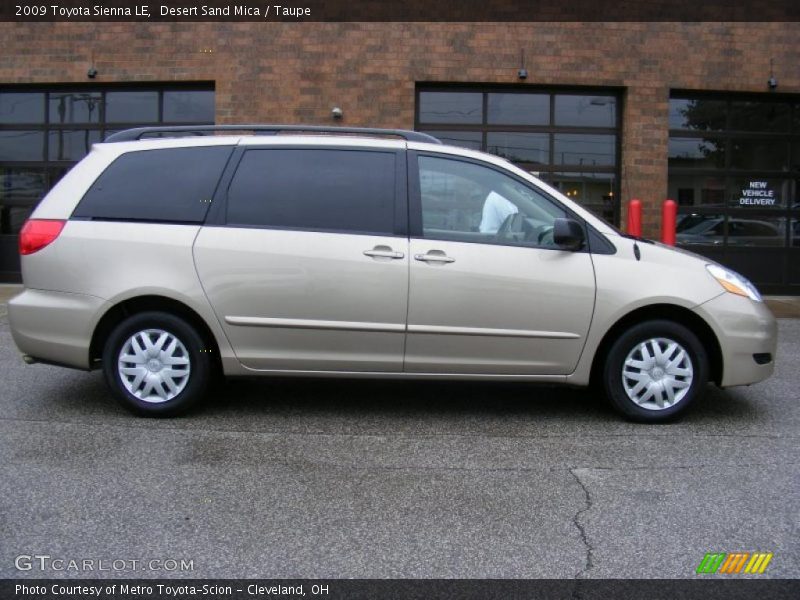 Desert Sand Mica / Taupe 2009 Toyota Sienna LE