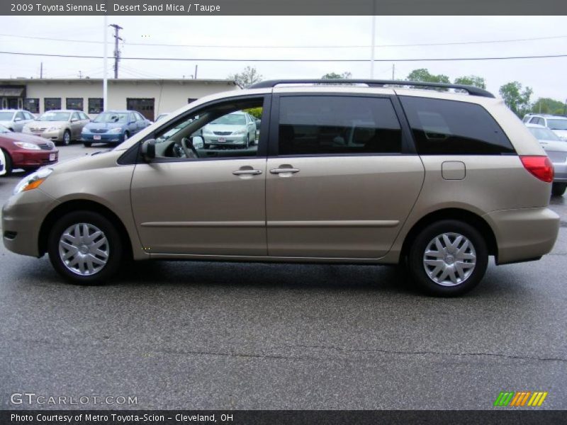 Desert Sand Mica / Taupe 2009 Toyota Sienna LE