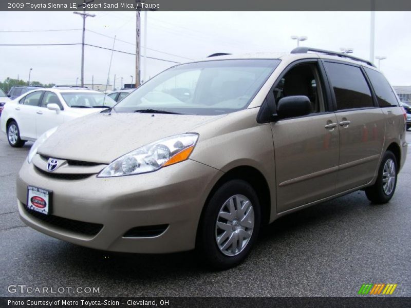 Desert Sand Mica / Taupe 2009 Toyota Sienna LE