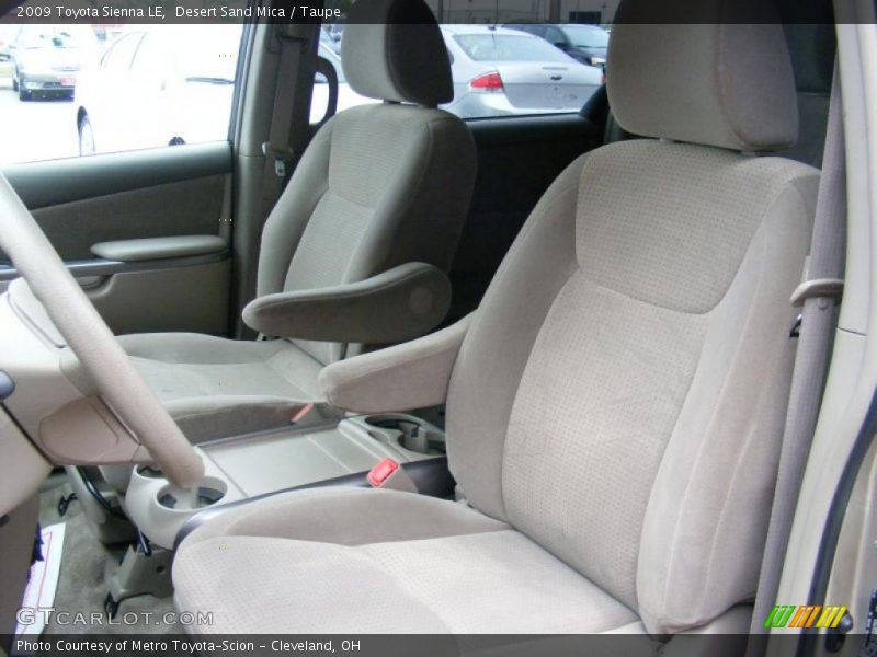 Desert Sand Mica / Taupe 2009 Toyota Sienna LE