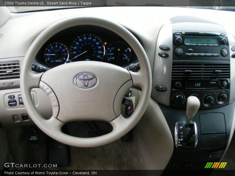 Desert Sand Mica / Taupe 2009 Toyota Sienna LE