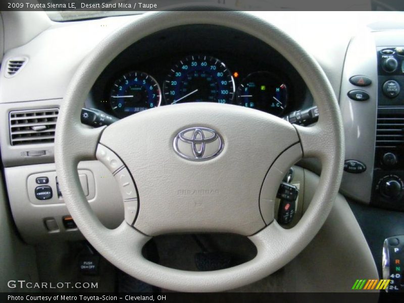 Desert Sand Mica / Taupe 2009 Toyota Sienna LE