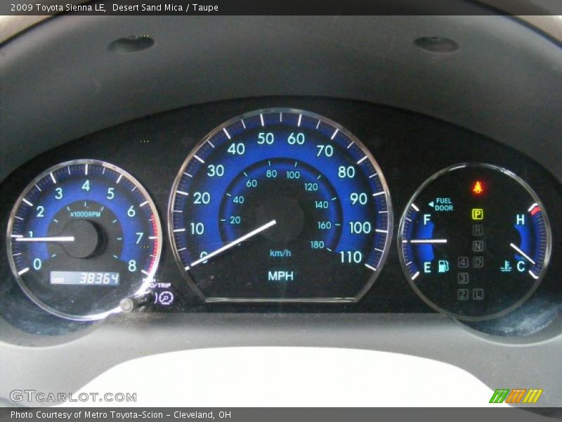 Desert Sand Mica / Taupe 2009 Toyota Sienna LE