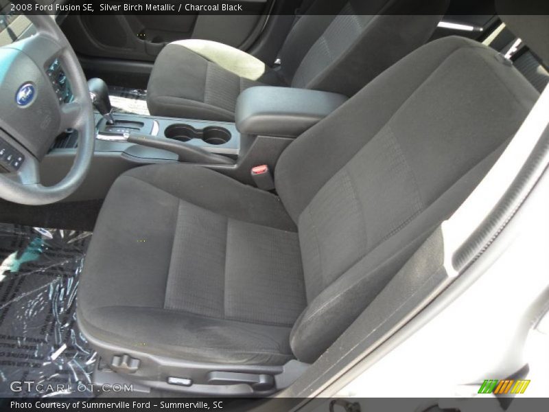 Silver Birch Metallic / Charcoal Black 2008 Ford Fusion SE