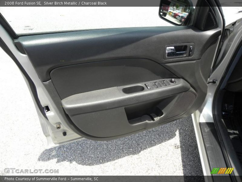 Silver Birch Metallic / Charcoal Black 2008 Ford Fusion SE