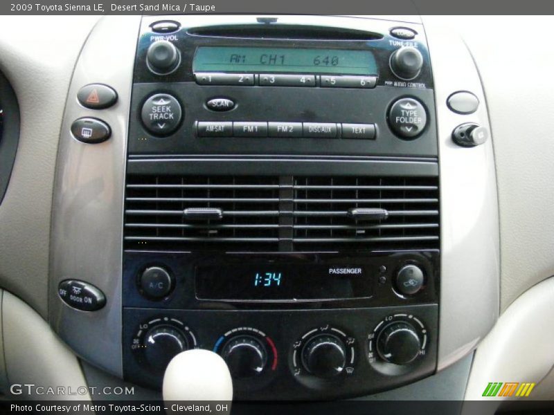 Desert Sand Mica / Taupe 2009 Toyota Sienna LE