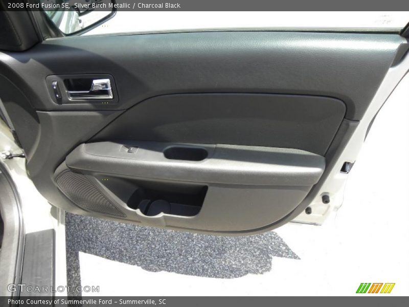 Silver Birch Metallic / Charcoal Black 2008 Ford Fusion SE