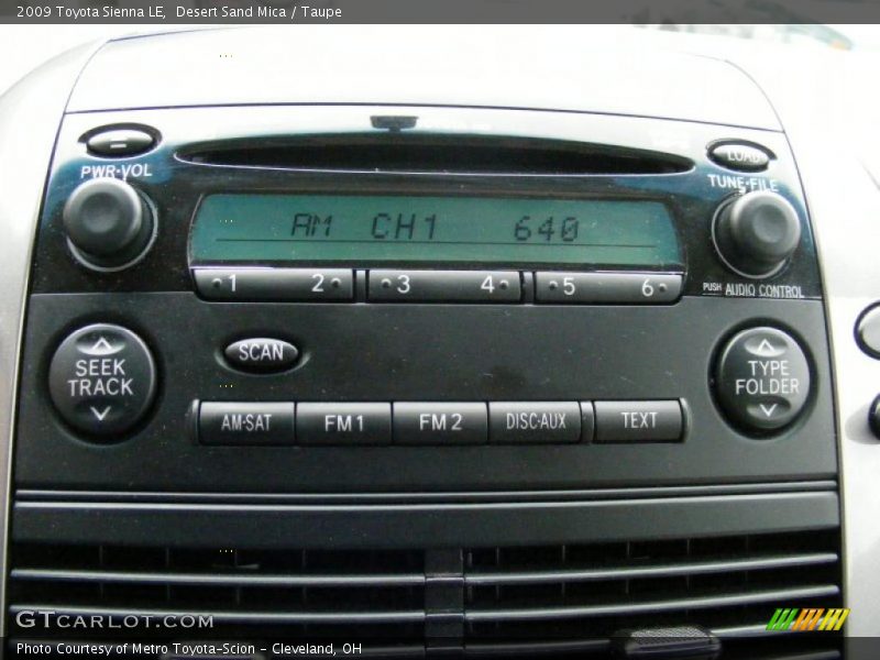 Desert Sand Mica / Taupe 2009 Toyota Sienna LE