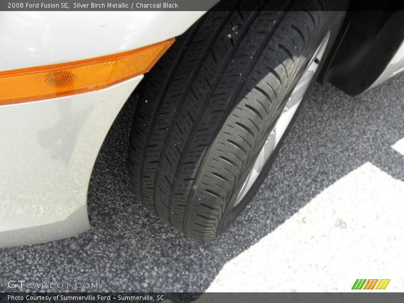 Silver Birch Metallic / Charcoal Black 2008 Ford Fusion SE