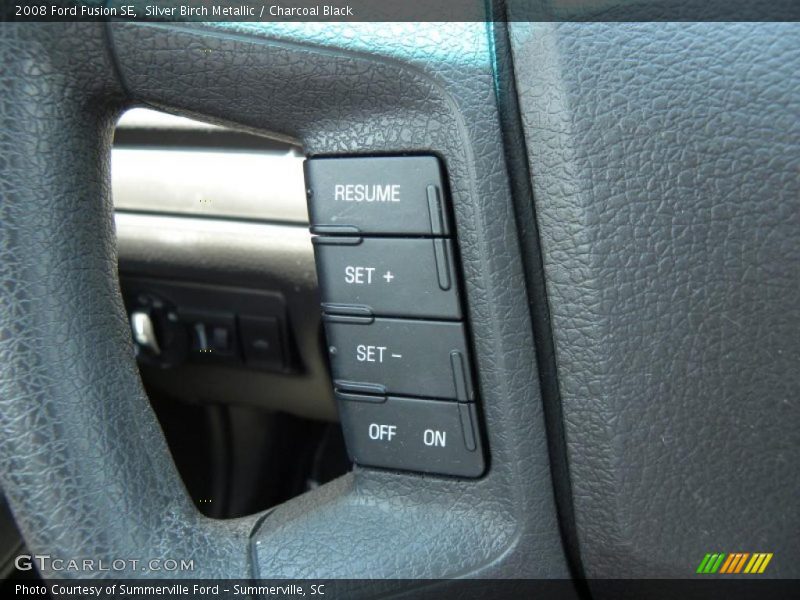 Silver Birch Metallic / Charcoal Black 2008 Ford Fusion SE