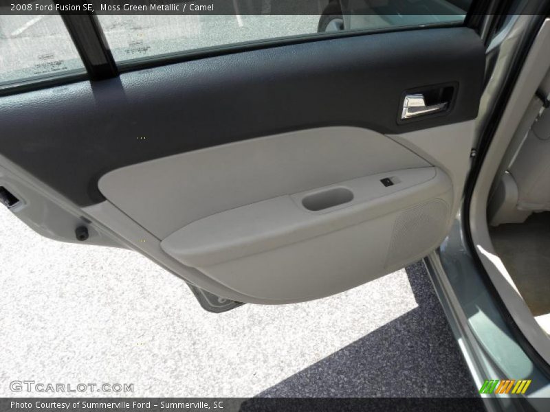 Moss Green Metallic / Camel 2008 Ford Fusion SE