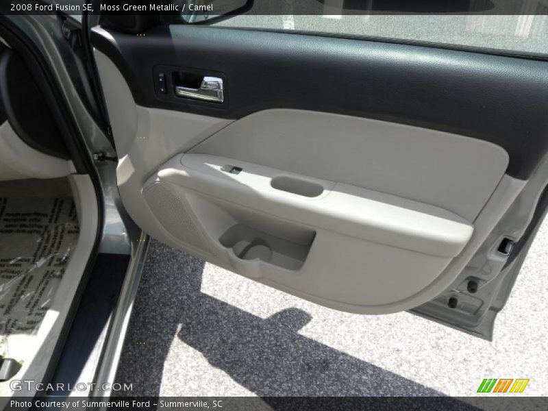 Moss Green Metallic / Camel 2008 Ford Fusion SE