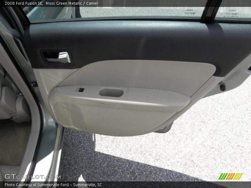 Moss Green Metallic / Camel 2008 Ford Fusion SE