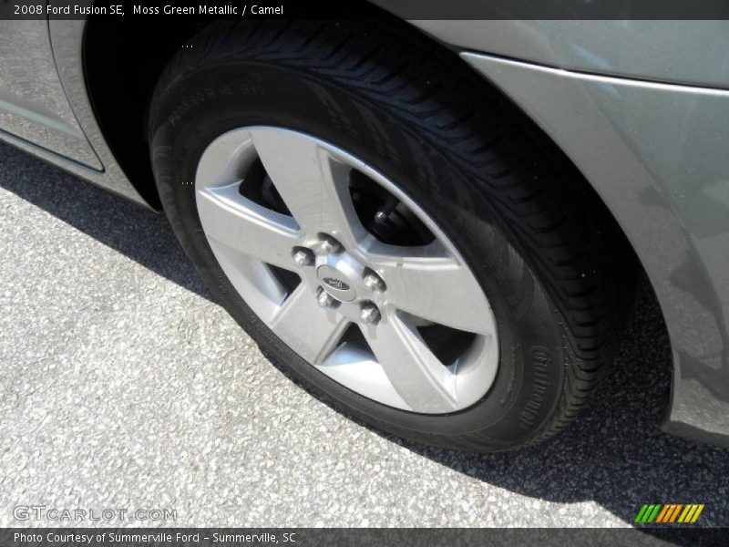 Moss Green Metallic / Camel 2008 Ford Fusion SE
