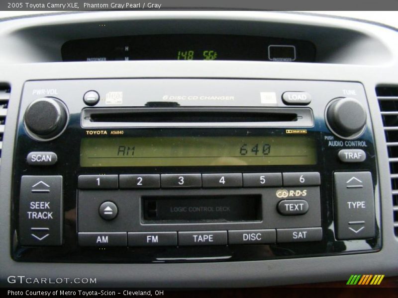 Phantom Gray Pearl / Gray 2005 Toyota Camry XLE