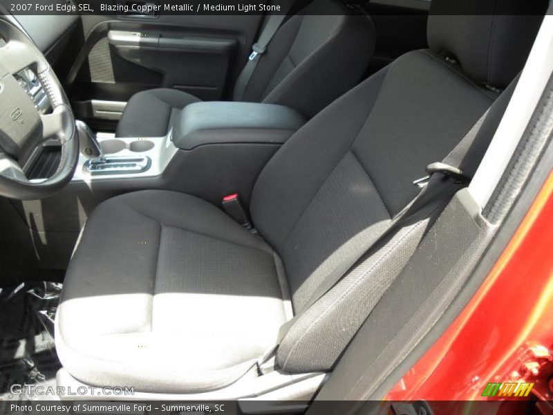 Blazing Copper Metallic / Medium Light Stone 2007 Ford Edge SEL
