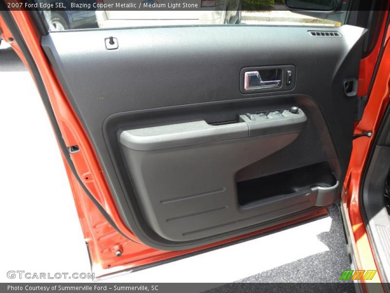 Blazing Copper Metallic / Medium Light Stone 2007 Ford Edge SEL