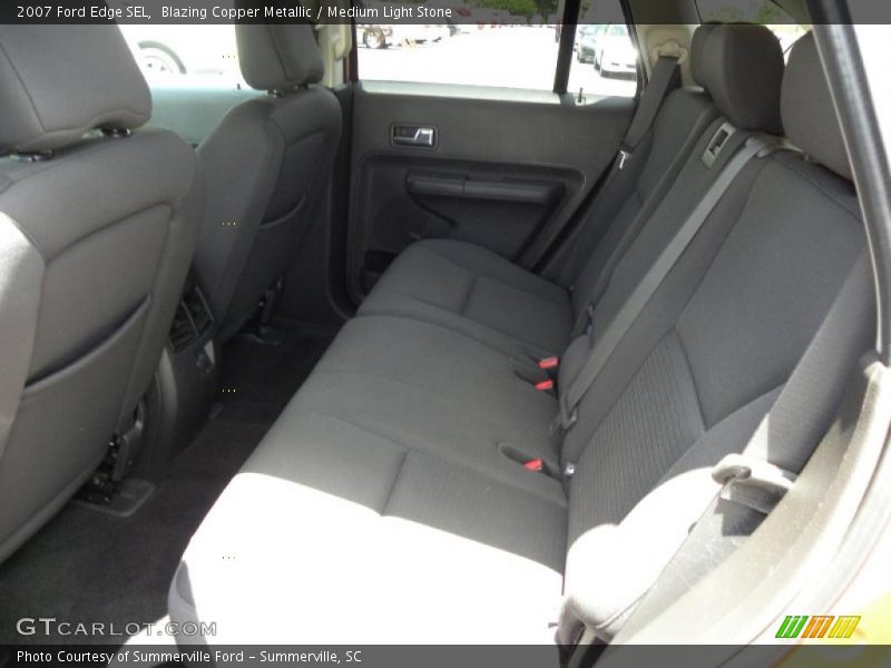 Blazing Copper Metallic / Medium Light Stone 2007 Ford Edge SEL