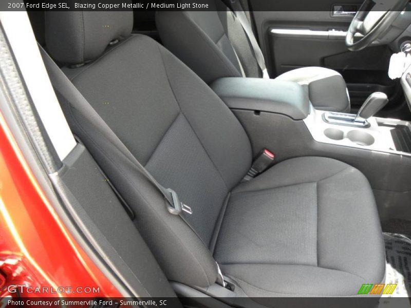 Blazing Copper Metallic / Medium Light Stone 2007 Ford Edge SEL