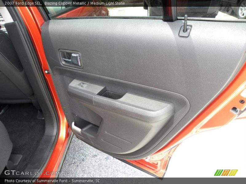Blazing Copper Metallic / Medium Light Stone 2007 Ford Edge SEL