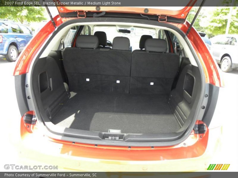 Blazing Copper Metallic / Medium Light Stone 2007 Ford Edge SEL
