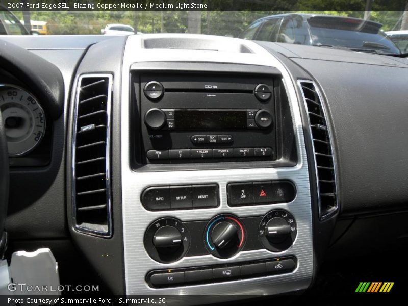 Blazing Copper Metallic / Medium Light Stone 2007 Ford Edge SEL
