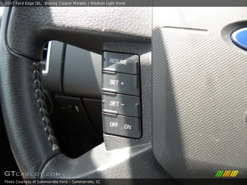 Blazing Copper Metallic / Medium Light Stone 2007 Ford Edge SEL