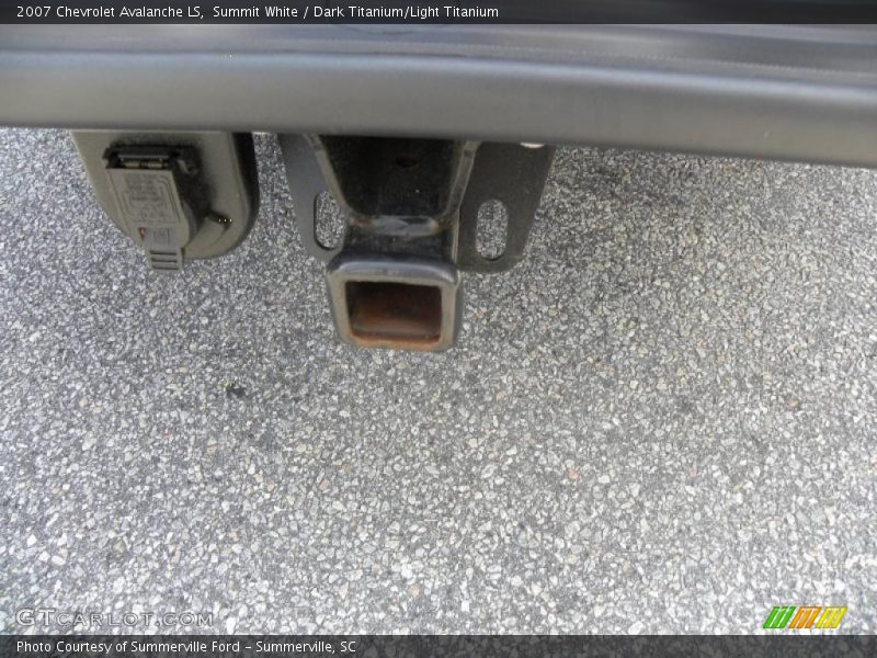 Summit White / Dark Titanium/Light Titanium 2007 Chevrolet Avalanche LS