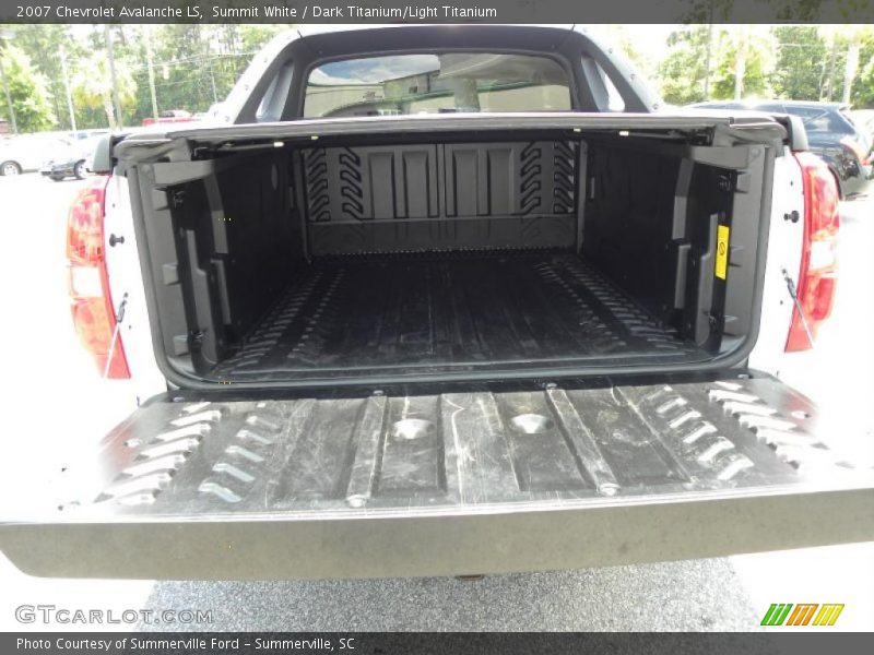 Summit White / Dark Titanium/Light Titanium 2007 Chevrolet Avalanche LS
