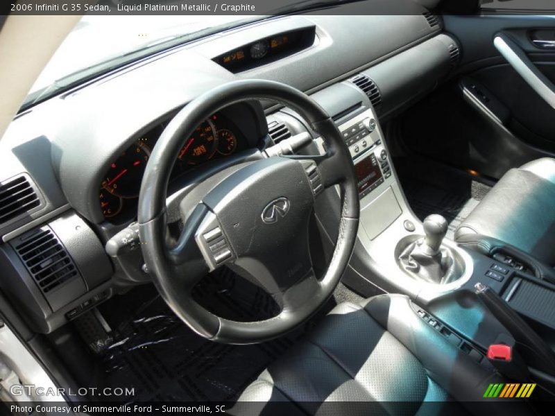 Liquid Platinum Metallic / Graphite 2006 Infiniti G 35 Sedan