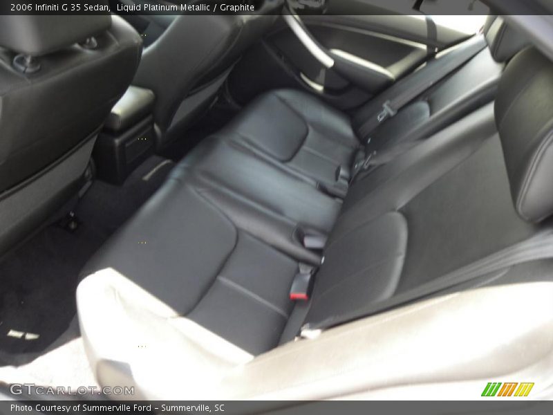 Liquid Platinum Metallic / Graphite 2006 Infiniti G 35 Sedan
