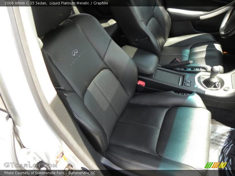 Liquid Platinum Metallic / Graphite 2006 Infiniti G 35 Sedan