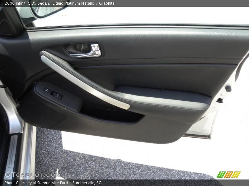 Liquid Platinum Metallic / Graphite 2006 Infiniti G 35 Sedan