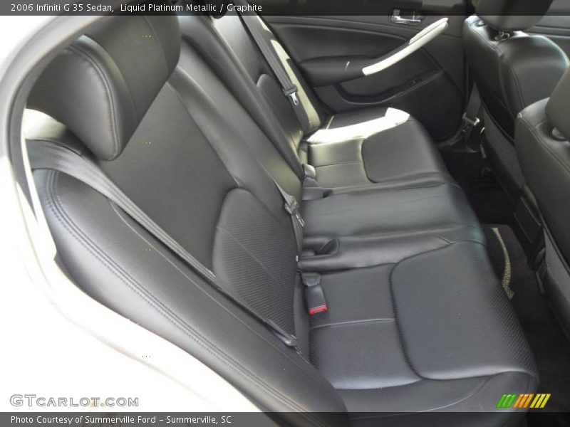 Liquid Platinum Metallic / Graphite 2006 Infiniti G 35 Sedan