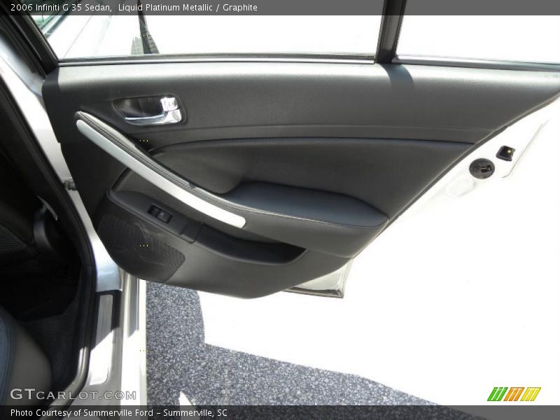Liquid Platinum Metallic / Graphite 2006 Infiniti G 35 Sedan