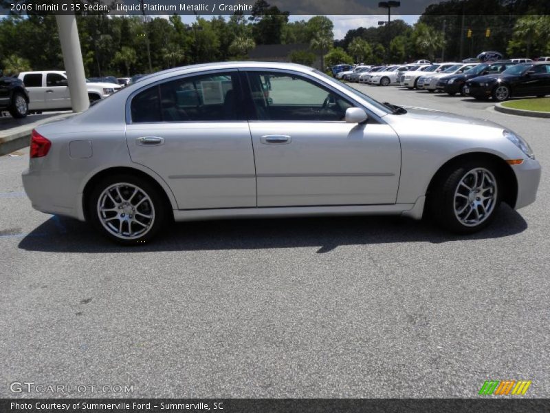 Liquid Platinum Metallic / Graphite 2006 Infiniti G 35 Sedan