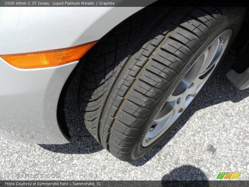 Liquid Platinum Metallic / Graphite 2006 Infiniti G 35 Sedan