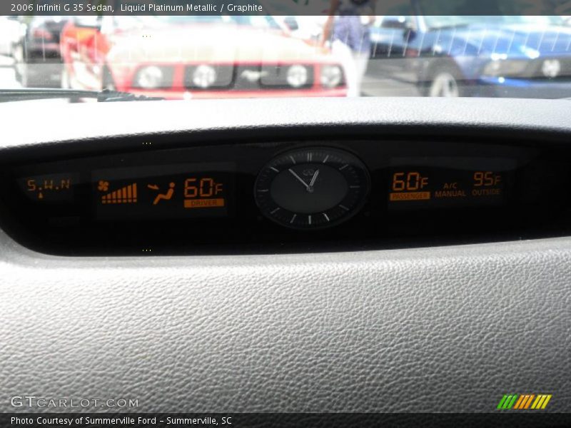 Liquid Platinum Metallic / Graphite 2006 Infiniti G 35 Sedan