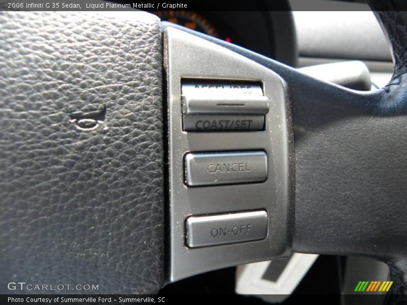 Liquid Platinum Metallic / Graphite 2006 Infiniti G 35 Sedan