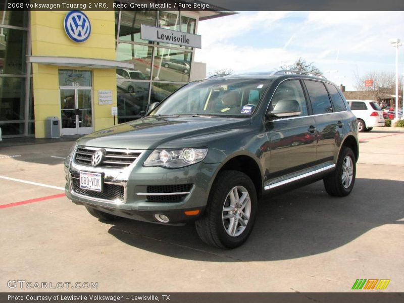 Reed Green Metallic / Pure Beige 2008 Volkswagen Touareg 2 VR6