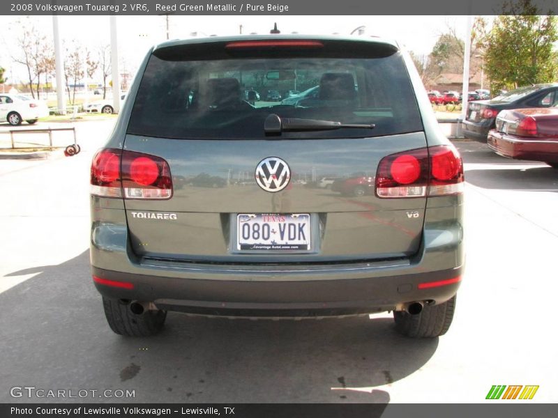 Reed Green Metallic / Pure Beige 2008 Volkswagen Touareg 2 VR6