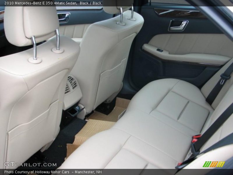 Black / Black 2010 Mercedes-Benz E 350 4Matic Sedan