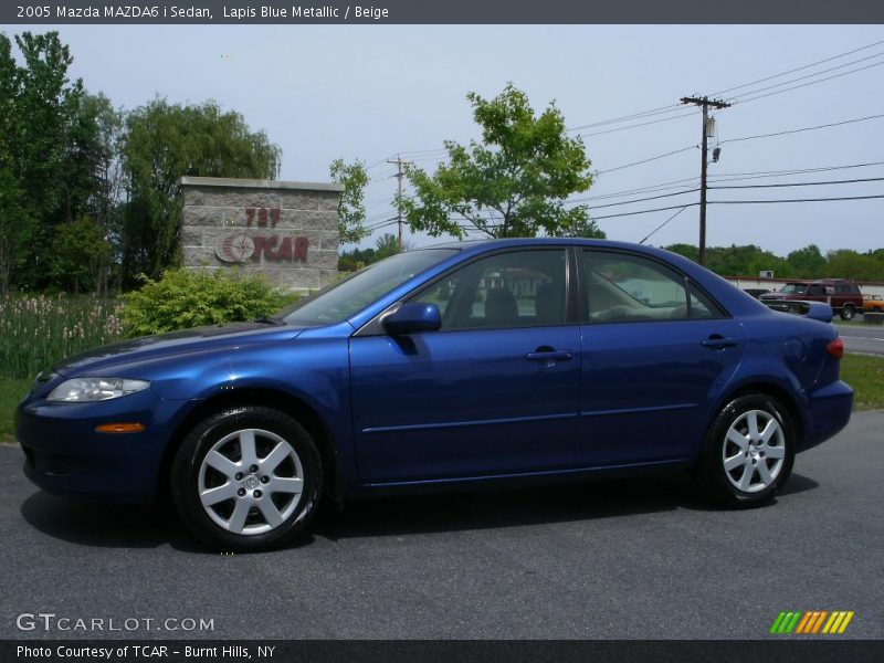 Lapis Blue Metallic / Beige 2005 Mazda MAZDA6 i Sedan