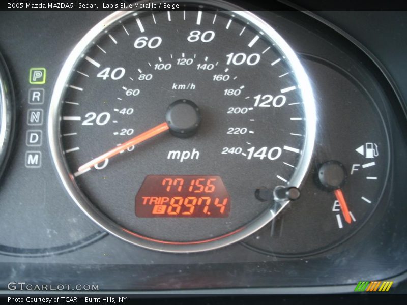 Lapis Blue Metallic / Beige 2005 Mazda MAZDA6 i Sedan