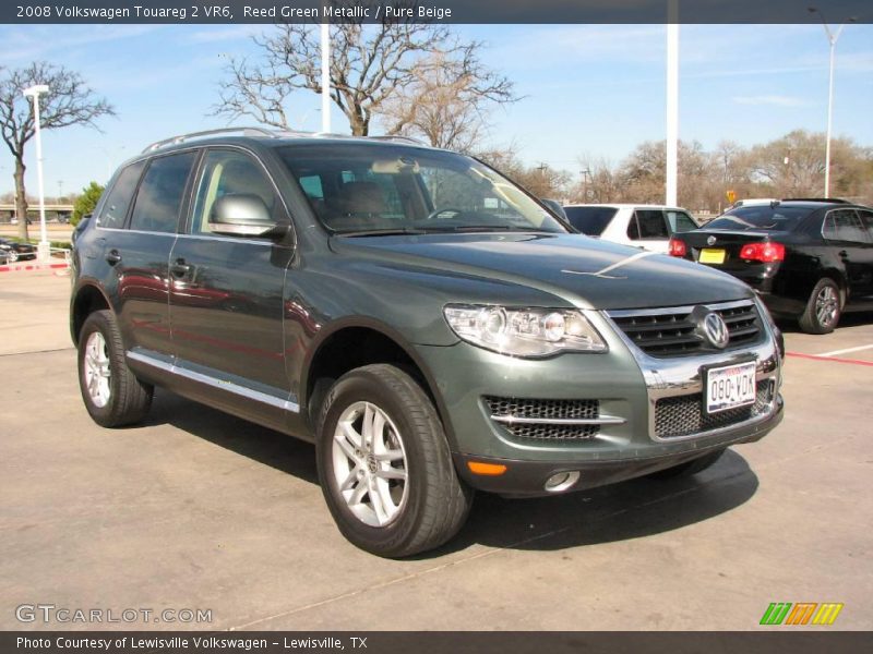 Reed Green Metallic / Pure Beige 2008 Volkswagen Touareg 2 VR6