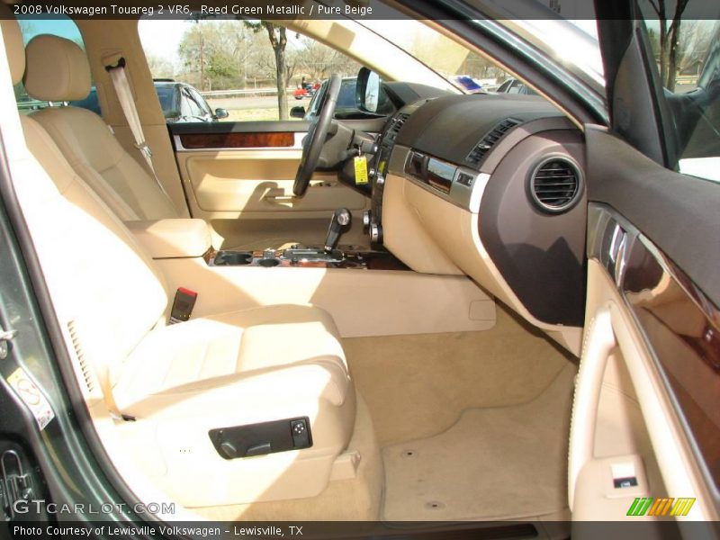 Reed Green Metallic / Pure Beige 2008 Volkswagen Touareg 2 VR6