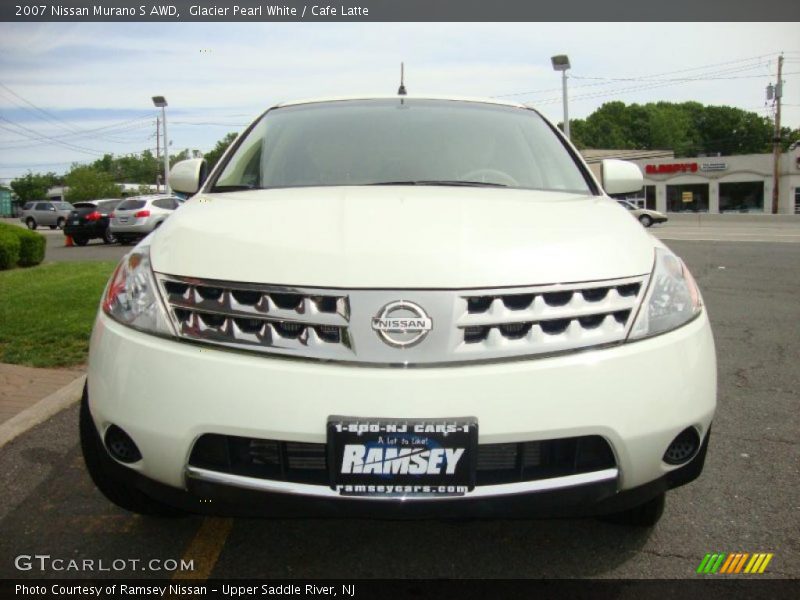 Glacier Pearl White / Cafe Latte 2007 Nissan Murano S AWD