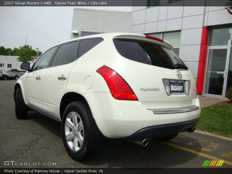 Glacier Pearl White / Cafe Latte 2007 Nissan Murano S AWD