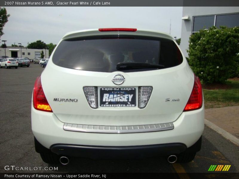 Glacier Pearl White / Cafe Latte 2007 Nissan Murano S AWD